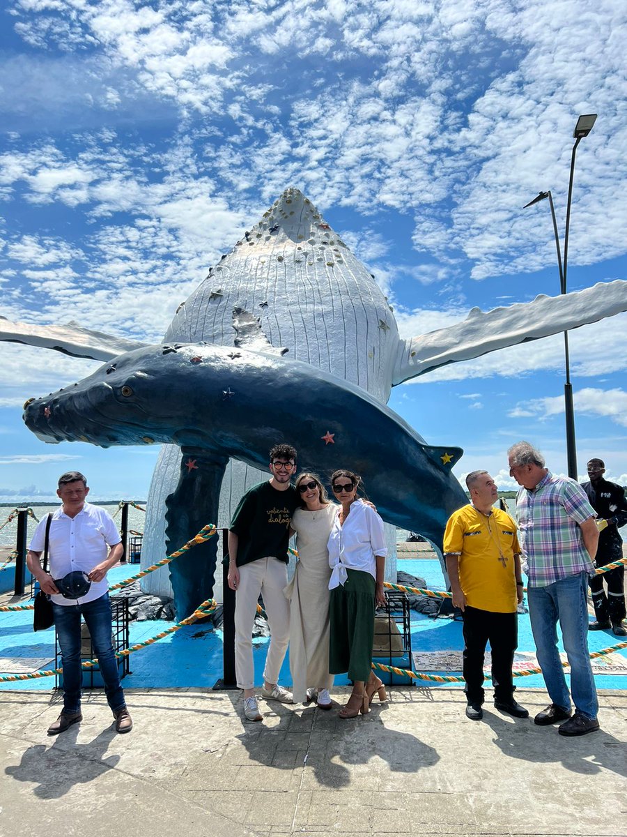 El bellísimo monumento a la ballena yubarta, en Buenaventura, del que hablamos hace un momento en <a href="/6AMCaracol/">6AM</a> ¡Hay que ir a tomarse la foto!