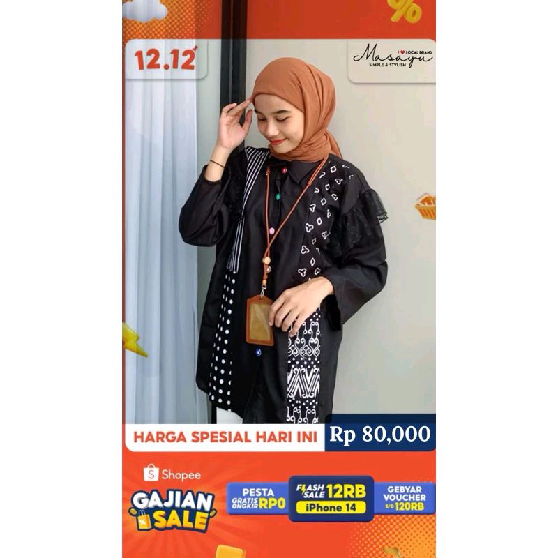 ngaradig's tweet photo. Cek Masayu Batik - Blouse Reworked Batik Handmade vol 18 dengan harga Rp90.000. Dapatkan di Shopee sekarang! https://t.co/nr8JG0Y9IW https://t.co/sUE0izW1dq
