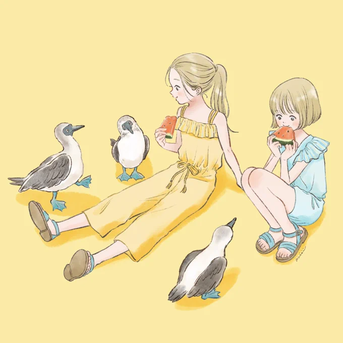 おそろいのくつ