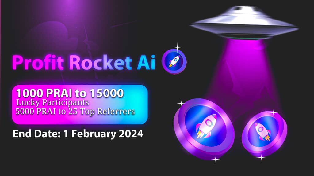 cnye36's tweet photo. AIRDROP CONFIRMED 💄💄💄

Crypto rewards the active participant

In order not to miss out

📢ProfitRocket Rewards the active Participant who partake

To get started 👇

Sign up

📢 For task 👉1000 PRAI for 15,000 random participants each

👨‍👩‍👧For referral Reward 👉 5000 PRAI for top 25 referrers each

👉 https://t.co/BvoYQjzxNo… 👈