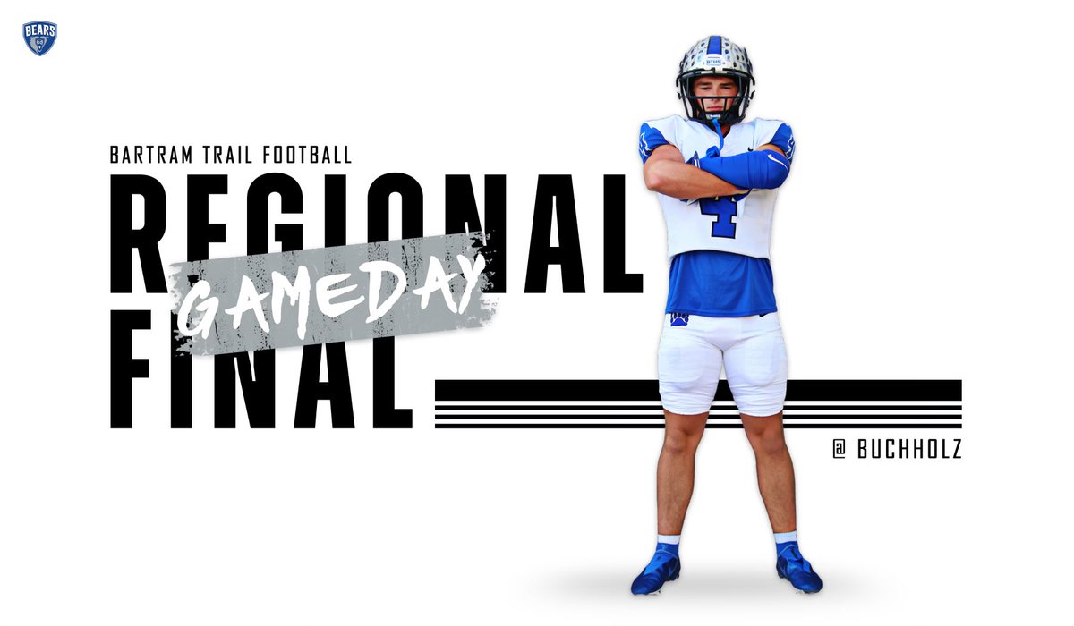 𝑮𝒂𝒎𝒆𝒅𝒂𝒚
🏈 <a href="/BTHS_Football/">BTHS BEARS FOOTBALL🐻🏈</a> 
🆚 Buchholz 
🕢 7:30
📍 Buchholz 
#GoBears🐻