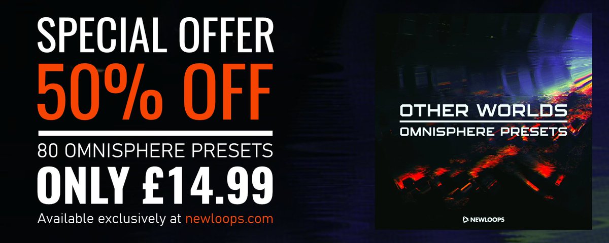 New_Loops_Audio's tweet photo. 50% OFF Omnisphere Expansion pack. Download the FREE demo pack - https://t.co/pk9FzWbF4f
#omnisphere #newloops #sounddesign #spectrasonic #producer #producers https://t.co/m8r3G1Hv5x