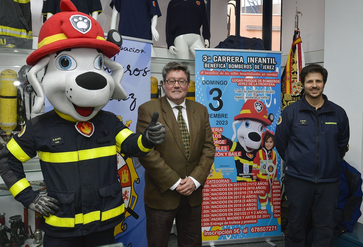 🚒Los <a href="/BomberosdeJerez/">Bomberos Jerez</a> también organizan una actividad solidaria para Navidad ⤵️

➡️Se trata de la III Carrera Infantil a beneficio de los niños hospitalizados en estas fechas tan entrañables

📆El 3 de diciembre
⌚️A 11 horas

¡Te esperamos!

<a href="/BomberosCbpc/">Consorcio de Bomberos de la Provincia de Cádiz</a>
@JAparicioColoma