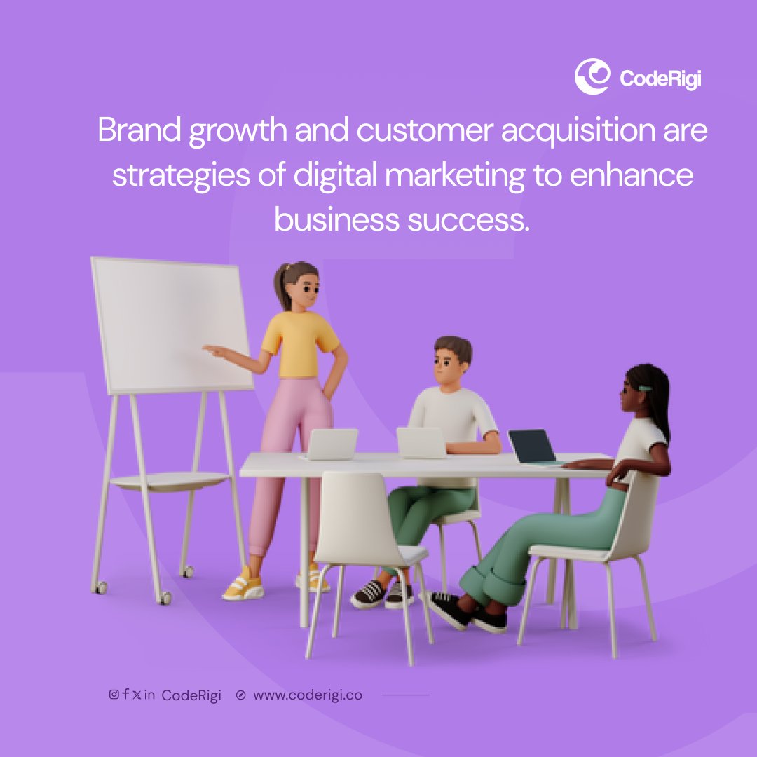 coderigi_'s tweet image. In the ever-evolving business landscape, Digital marketing takes center stage. It&apos;s the catalyst for enhancing visibility, reaching your target audience, and nurturing engagement. 
#CodeRigi
#GoDigital
