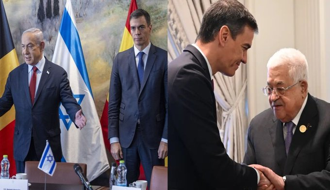 NuriaSuarez_R0's tweet photo. Desde @RecortesCero mi apoyo a la visita a Israel y Palestina de Pedro Sánchez.
*Condenando el terrorismo de Hamás pero rechazando con firmeza el genocidio de Netanyahu en Gaza.
*Marcando una voz propia desde España y la U.E. por la solución de los 2 Estados. #FreePalestine https://t.co/RBeNFmCsyk
