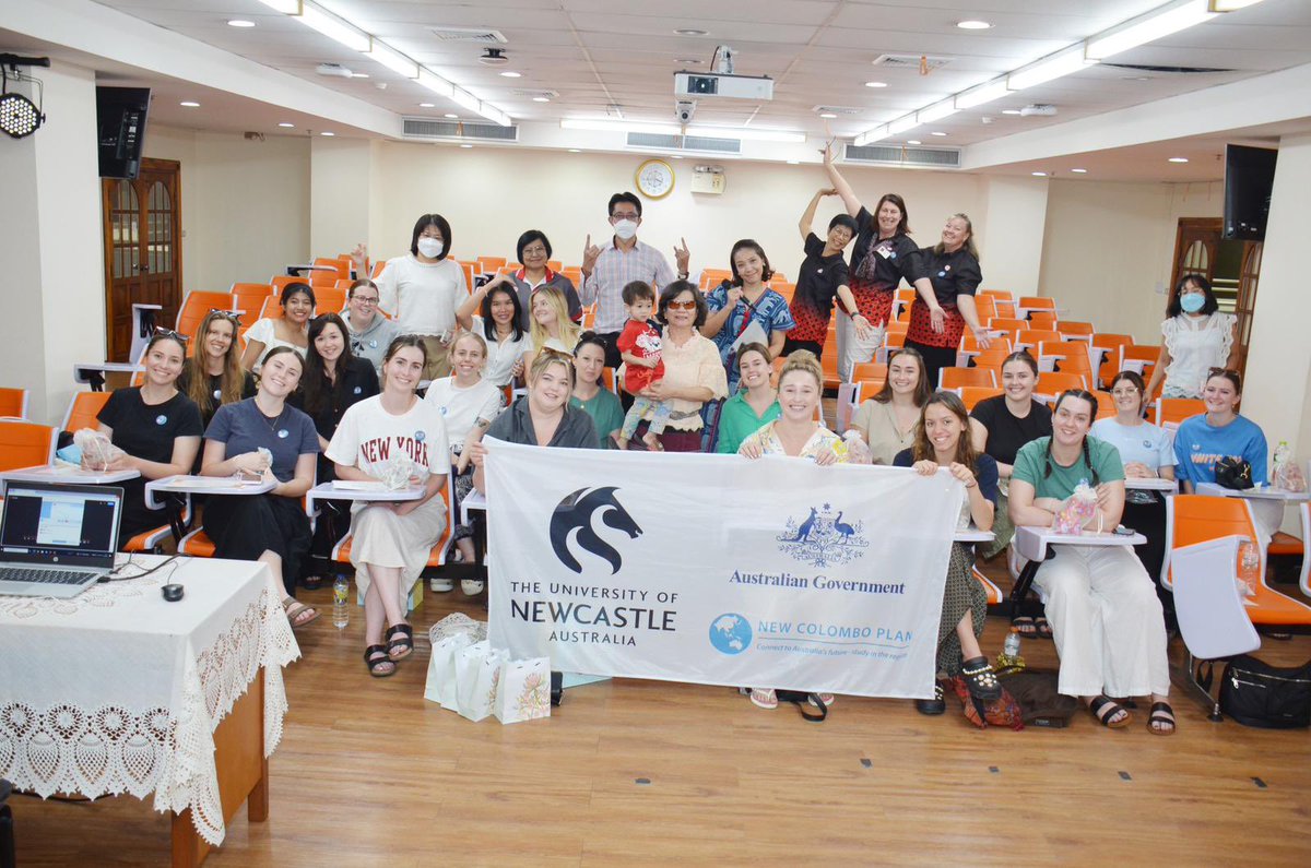leeleth5's tweet photo. Day 13 and homeward bound THANK YOU Srinakharinwirot University Nursing Faculty for hosting UoN nursing students. Thank you Australian Government- New Colombo Plan for this amazing opportunity.
@Uni_Newcastle @UniNewcastleSNM 
@NewColomboPlan https://t.co/d8p6InyI4Q