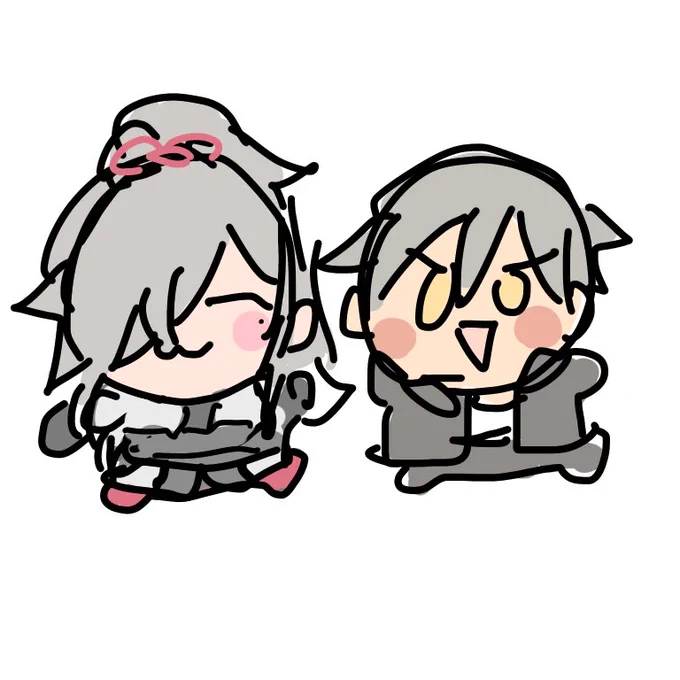 隙間時間に指絵した