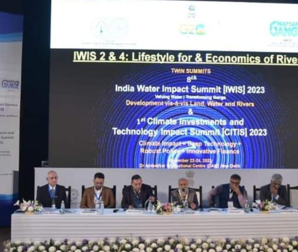 At the summit, Mr Anshuman  emphasized on the need for enhancing #wastewater reuse and resources recovery to assist river health, with cost beneficial &amp; scientifically proven solutions along with adequate #policy support and #stakeholder engagement.