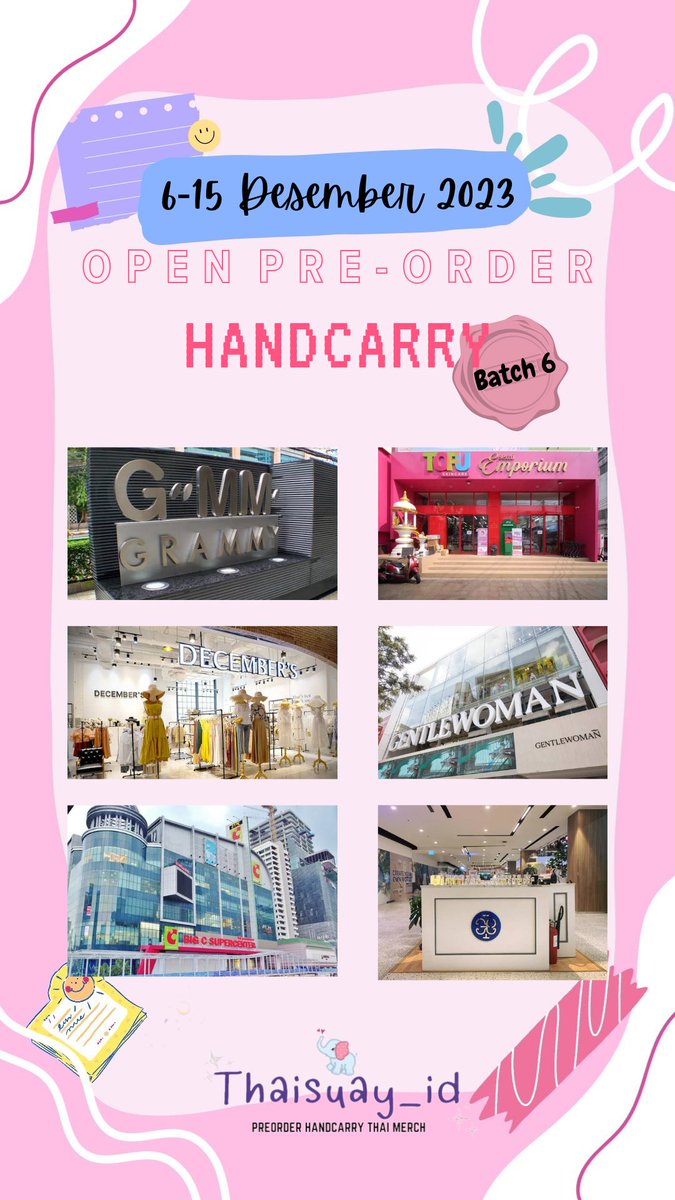 biiizet's tweet image. Open jastip Handcarry belanjaan Thailand
 jastip thailand beneran atulah🥰

Batch 6 ETA INA 18 Des ya.
Bisa request barang apa aja 💚🩷❤️
Bisa oren🧡

Aku open sharing bagasi Thailand Indo juga, bisa langsung DM aja ya

#jastipthailand #zonauang #thaimerch #gmmtv #sharingbagasi
