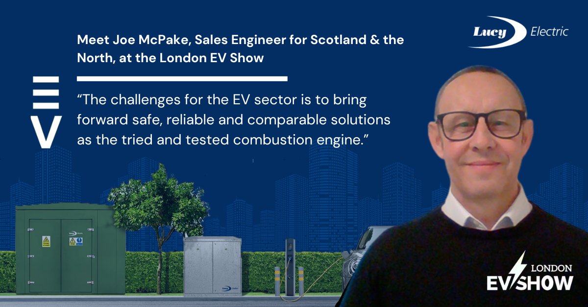 🔌 Will We See You at the London EV Show? ⚡

Meet Joe McPake the Sales Engineer for Scotland &amp; the North. He has  experience with providing MV switchgear solutions for EV infrastructure, residential and commercial markets.

Need eMobility infrastructure?👉 #MakeItLucy