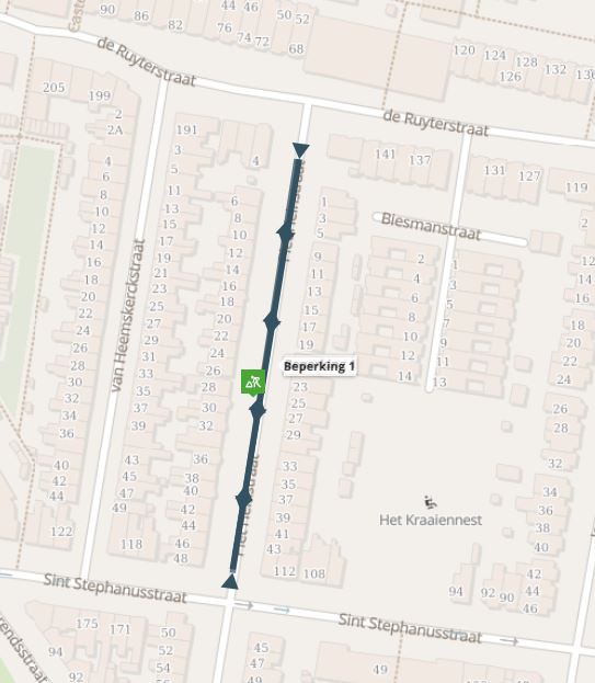 Een deel van de Piet Heijnstraat is afgesloten van 27 november 7.00 uur tot 8 december 16.00 uur. Dit in verband met rioleringswerkzaamheden @GemeenteNijmegen #Nijmegen