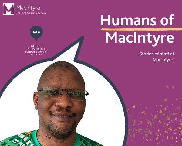 MeetMacIntyre's tweet photo. In our latest Humans of MacIntyre story, we hear from George Chipangura from Greater Manchester, his work at MacIntyre, and what he values about his job. 

https://t.co/S9NDQMptMT

#HumansOfMacIntyre #ProudToWorkInSocialCare https://t.co/0kLYOkGkvr