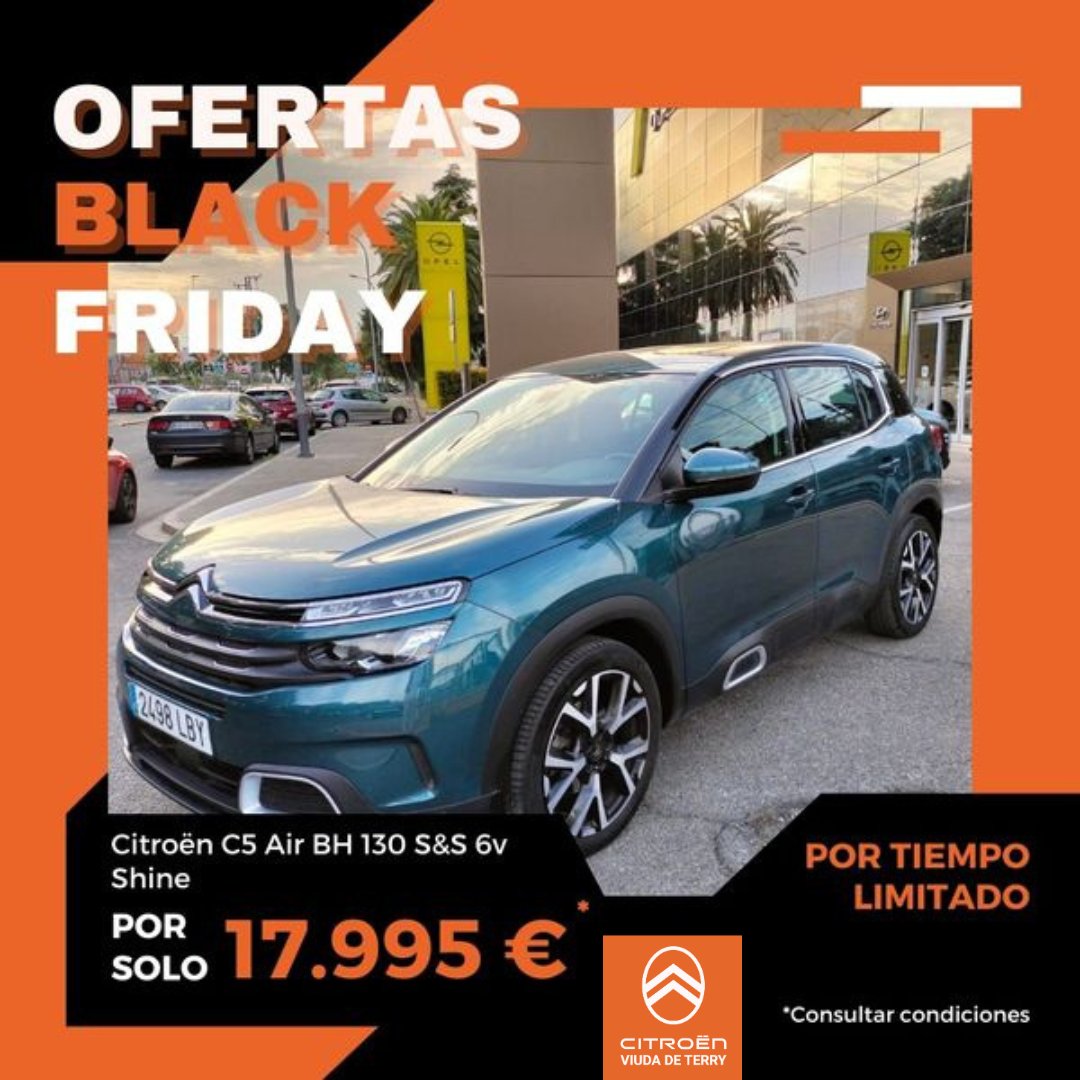 VdaTerry's tweet photo. ¡Este #BlackFriday descubre las mejores ocasiones #Citroen en #ViudadeTerry! 

🚗✨ Coches como nuevos, a precios sin precedentes. ¡Ofertas por tiempo limitado!
📲 Consulta condiciones de tu favorito o visítanos en nuestras instalaciones. https://t.co/oNBCBzRftI
