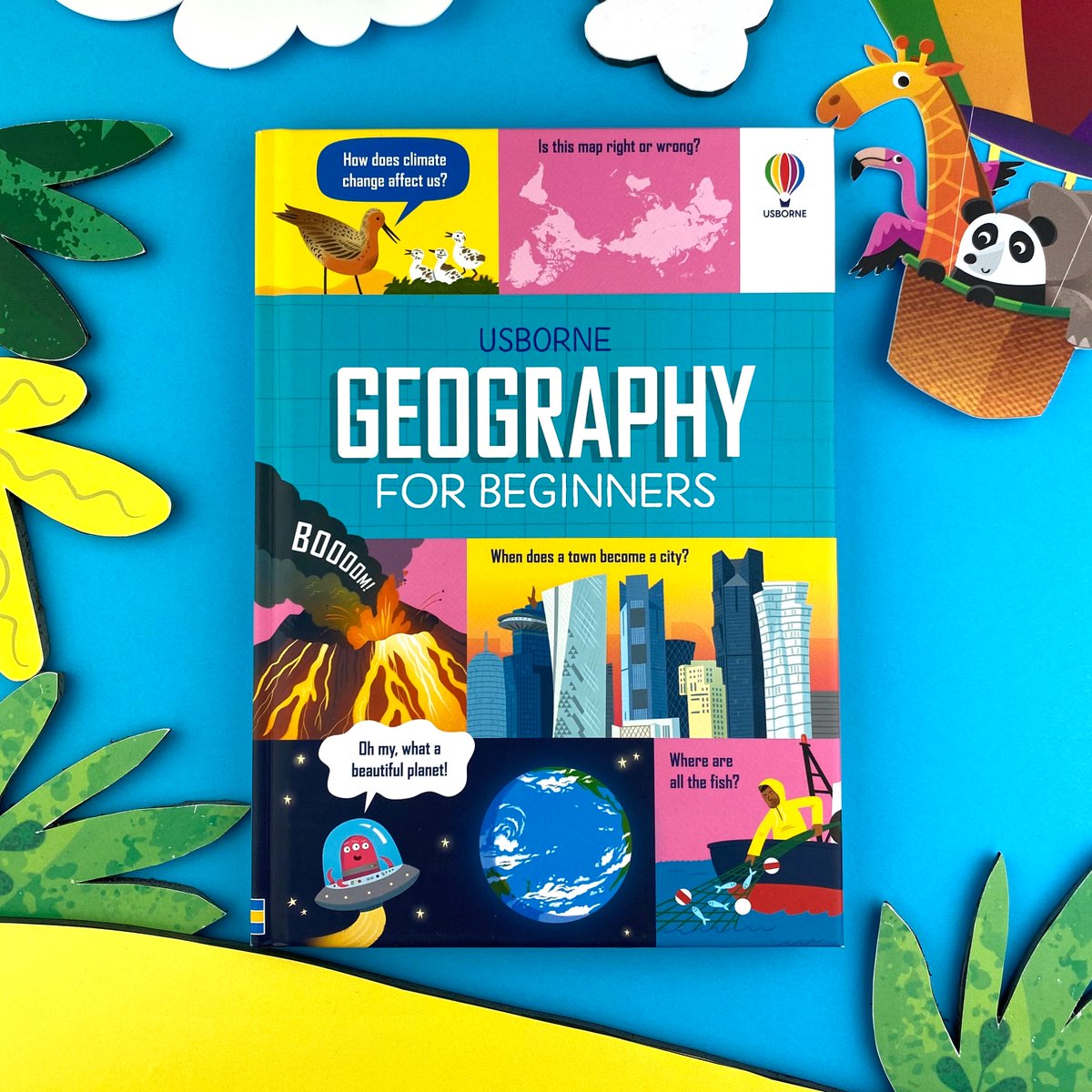Usborne's tweet image. Geography is a HUGE subject area that deals with so much more than map-making, rocks, and town planning. This book unpicks how an awareness of geography helps people think about how important the world around us is.

Find out more: bit.ly/47fGoyo

#ForBeginners