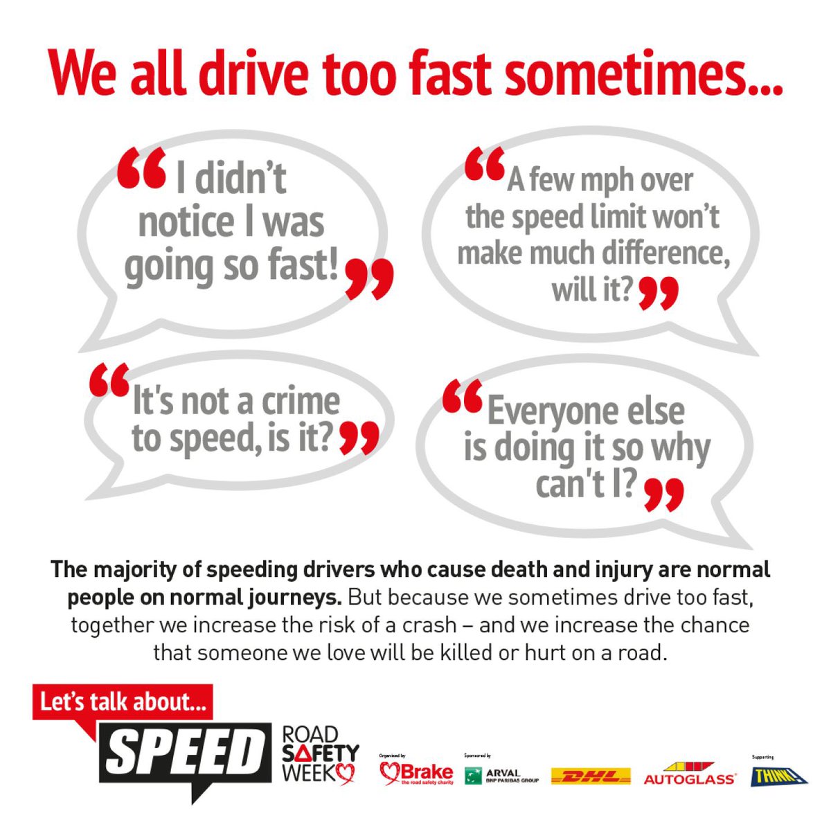 Join us as we support #RoadSafetyWeek 2023 from @brakecharity. This year, the focus is on SPEED. Let's continue the conversation and make a difference. Learn more about their campaign here: ow.ly/r3fo50Q8HtM #SSRP | #SaferRoads | #RoadSafety | #Sussex | #NoNeedForSpeed