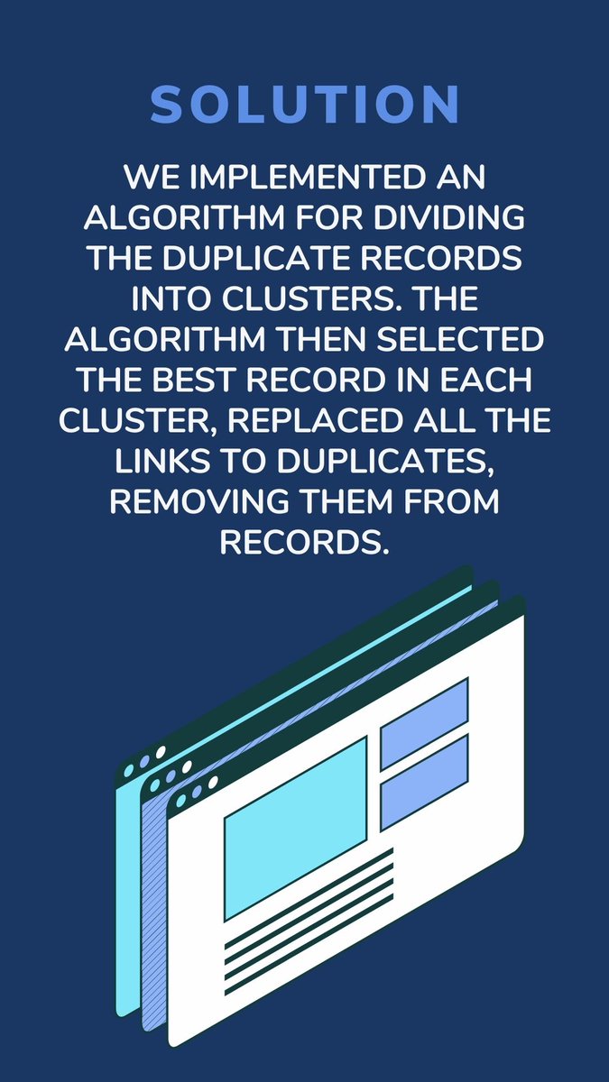 scdcompany's tweet image. Struggling with data overload due to extensive duplicate records? 📉
Is it disrupting the everyday operations of your business?
Discover how we successfully assisted a #banking client in overcoming this challenge. ↘
#duplicateremoval #removingduplicates #SCDcompany #fintech