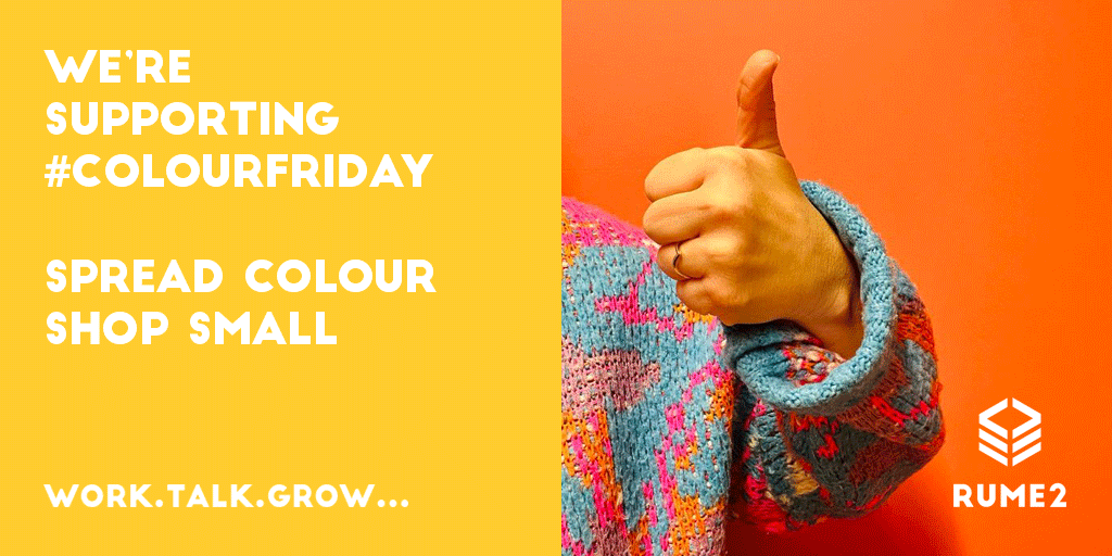 We are supporting #ColourFriday, spread colour, shop small this Christmas! 12.3 billion is spent on Black Friday yet over half of UK small businesses face closure. Shop small and support #ColourFriday this year. #shopsmall #smallbsuinesssaturday #shoplocal #shopindie