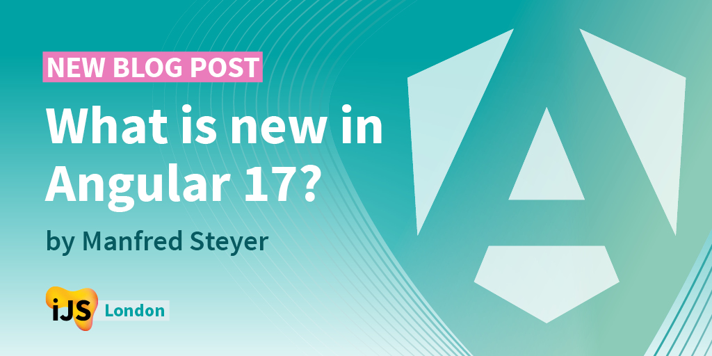 JavaScriptCon's tweet image. 📚 New Blog Alert! 📰 Dive into the Angular Renaissance with Manfred Steyer. Discover what's fresh in #Angular17: enhanced control flow, accelerated page loading, and advanced CLI features. Stay at the forefront of modern #JavaScript applications!  
Blog: ow.ly/Ihq850Qafxw