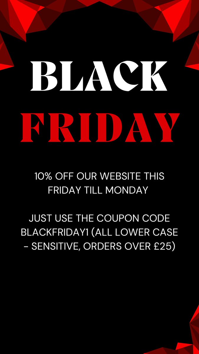 CaravanGraphics's tweet photo. 10% off our website this friday till monday 

just use the coupon code blackfriday1 (case sensitive, orders over £25) https://t.co/R8j8904DXl