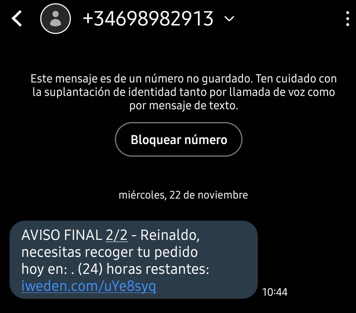 RSerraoJr's tweet photo. @vodafone_es @guardiacivil @AEPD_es Después del supuesto robo de datos, qué pasa con los afectados? Ahora, recibo SMS y llamadas todos los días! Estan intentando estafarme con Phishing o cualquier método. Qué se supone que debo hacer? Se supone q mis datos estaban seguros, no? https://t.co/mAiPkNO6Ge