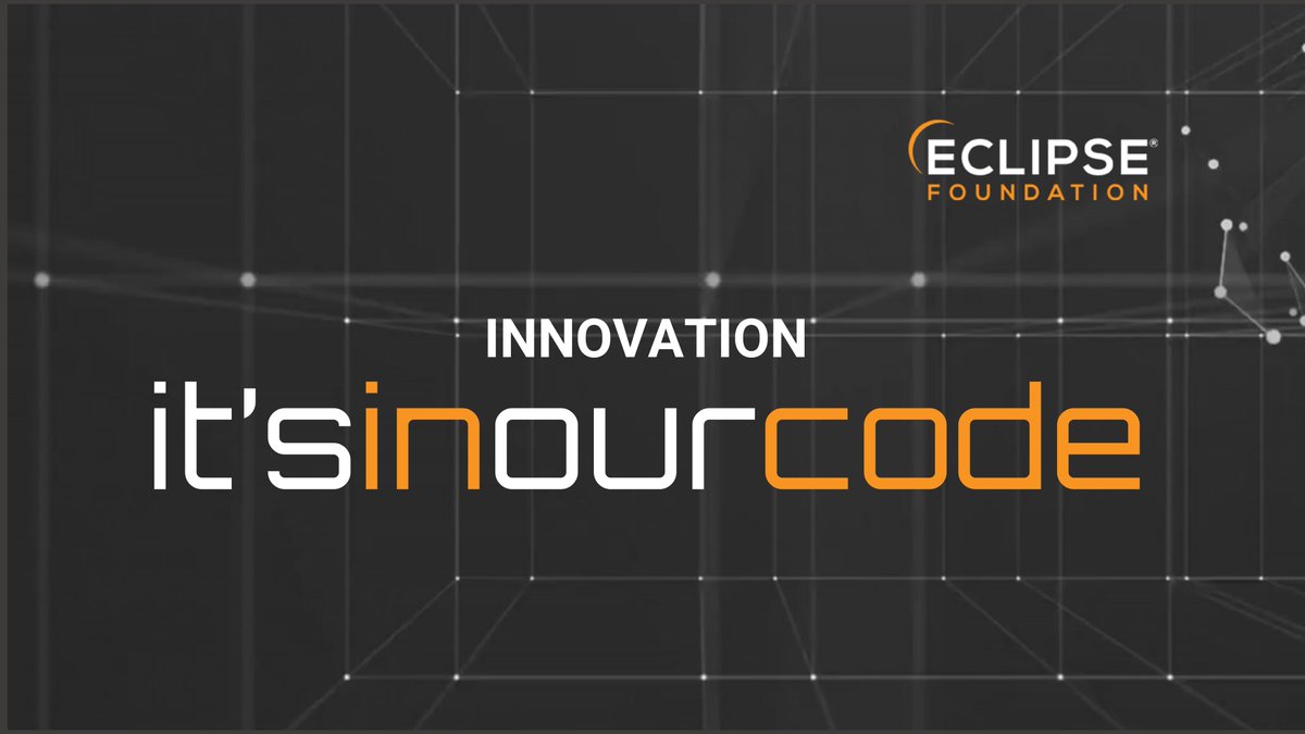 EclipseFdn's tweet photo. Eclipse technologies are being used in production by growing startups and large enterprises around the world to build cutting-edge software products. 

Innovation, #ItsInOurCode. https://t.co/pWXKr8oVE5