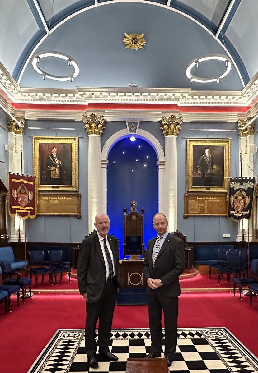 A special visitor! We were delighted to show His Excellency, The Lieutenant-Governor of Jersey, Vice Admiral Jerry Kyd CBE (left) around our home recently, including our Roll of Honour, and signed Armed Forces Covenant
<a href="/UGLE_GrandLodge/">United Grand Lodge of England</a> #freemasonsci #Freemasonry