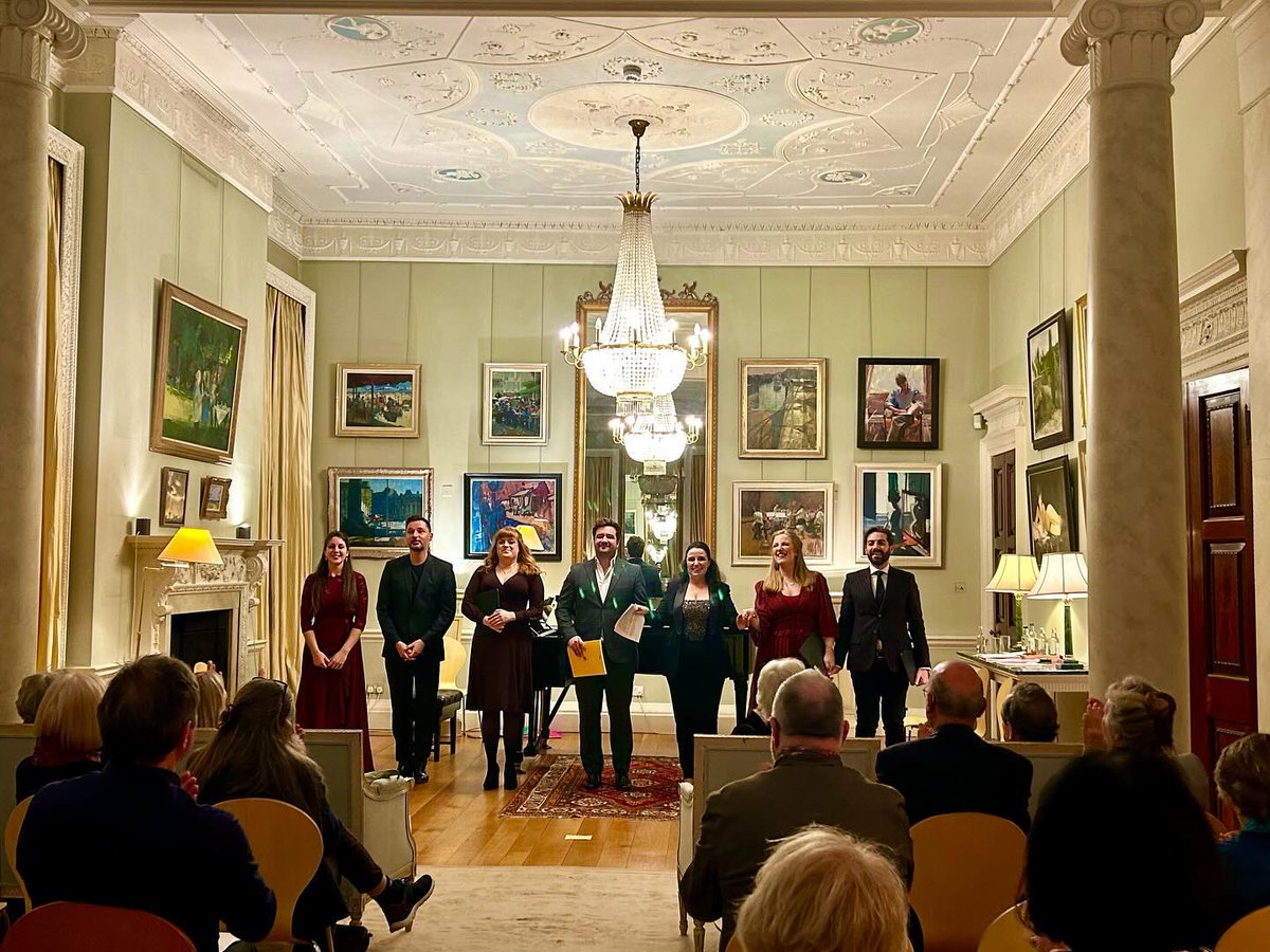 Consonarte: Lirica in London. 🎉 Anna Bonitatibus, mezzo @TomElwin, tenor @madelinesoprano, soprano @Hanna_Liisa_K, mezzo @CavalluzziRocco, bass @SimonLepper, pianoforte Giulia Toniolo, pianoforte Roger Parker, musicologist E. Taylor & J. Brading, PrestoMusic 📸 Pietro Dall'Aglio