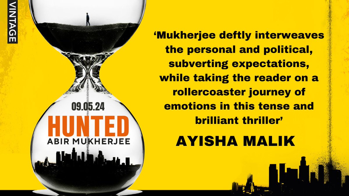 Well this review from the amazing Ayisha Malik would have made me cry if I wasn't hard as hard as nails. Go on. Pre-order the book then forget all about it & then it'll be a lovely surprise in May. waterstones.com/book/hunted/ab……… bit.ly/hunted-indy amazon.co.uk/Hunted-nail-bi…