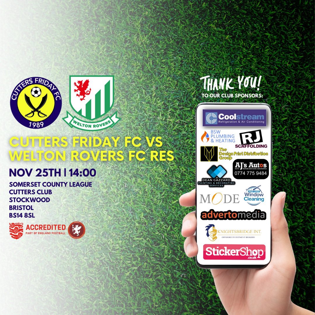 CFFCTweets's tweet photo. 𝙁𝙞𝙧𝙨𝙩𝙨 𝙬𝙚𝙡𝙘𝙤𝙢𝙚 @WeltonRoversFC 𝙍𝙚𝙨𝙚𝙧𝙫𝙚𝙨 𝙩𝙤𝙢𝙤𝙧𝙧𝙤𝙬 𝙞𝙣 𝙩𝙝𝙚 @somersetcfl, 𝙬𝙝𝙞𝙡𝙨𝙩 𝙤𝙪𝙧 𝙧𝙚𝙨𝙚𝙧𝙫𝙚𝙨 𝙩𝙧𝙖𝙫𝙚𝙡 𝙩𝙤 @BristolPhoenix1 𝙍𝙚𝙨𝙚𝙧𝙫𝙚𝙨. 𝘾𝙤𝙢𝙚 𝙨𝙪𝙥𝙥𝙤𝙧𝙩 𝙩𝙝𝙚 𝙡𝙖𝙙𝙨! #𝙐𝙏𝙁 #𝙒𝙚𝙈𝙤𝙫𝙚 https://t.co/OobiVs2Y0d