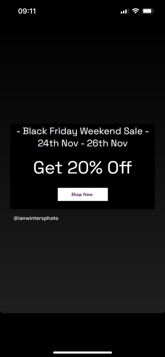 IanWintersPhoto's tweet photo. Get 20% off all prints for Black Friday Weekend https://t.co/B8hCcOJWy1