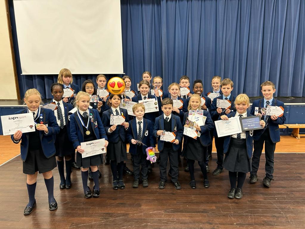 Our Prize Assembly recipients this morning <a href="/DCSJ_official/">Dean Close St John’s</a>. From mountain biking, to dance, to academic awards, there was a huge range of achievements to celebrate! It was lovely to also award some new prizes celebrating our values of Love, Courage and Contribution! #DCSJPrep