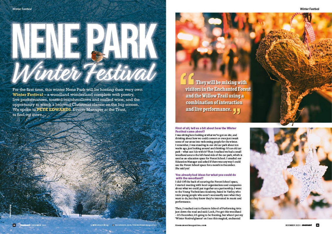 Dive into the Winter edition of @MomentMag for an exclusive interview with our events manager Pete Edwards and get the inside scoop on all things Winter Festival: calameo.com/read/006979459…