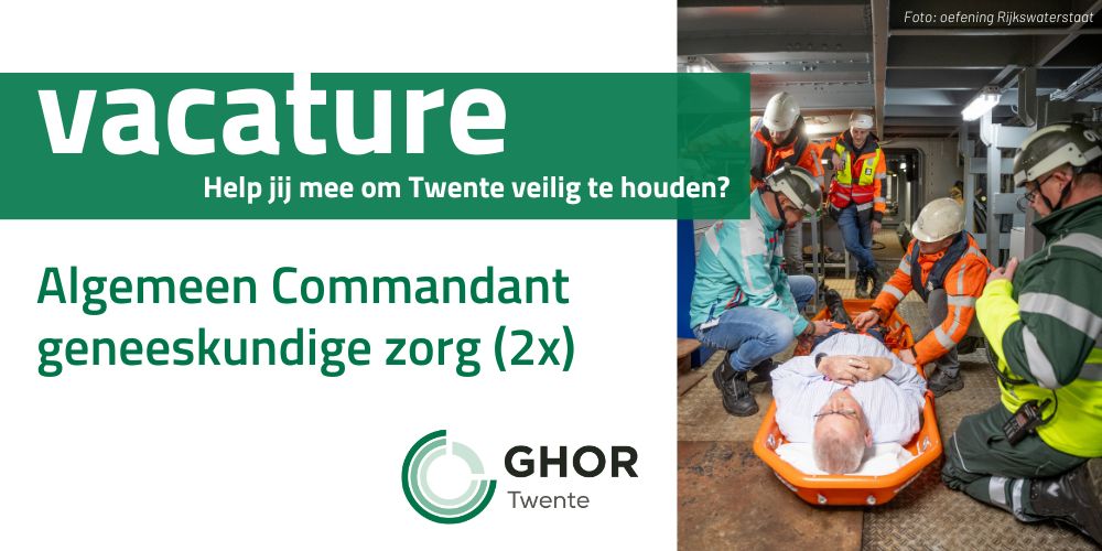 Geef je graag leiding, ben je besluitvaardig en daadkrachtig, vind je het fijn om in teamverband te werken en heb je een gezonde dosis overtuigingskracht? Solliciteer dan op de #vacature voor Algemeen Commandant geneeskundige zorg! We zoeken er twee: ghortwente.nl/actueel/vacatu…