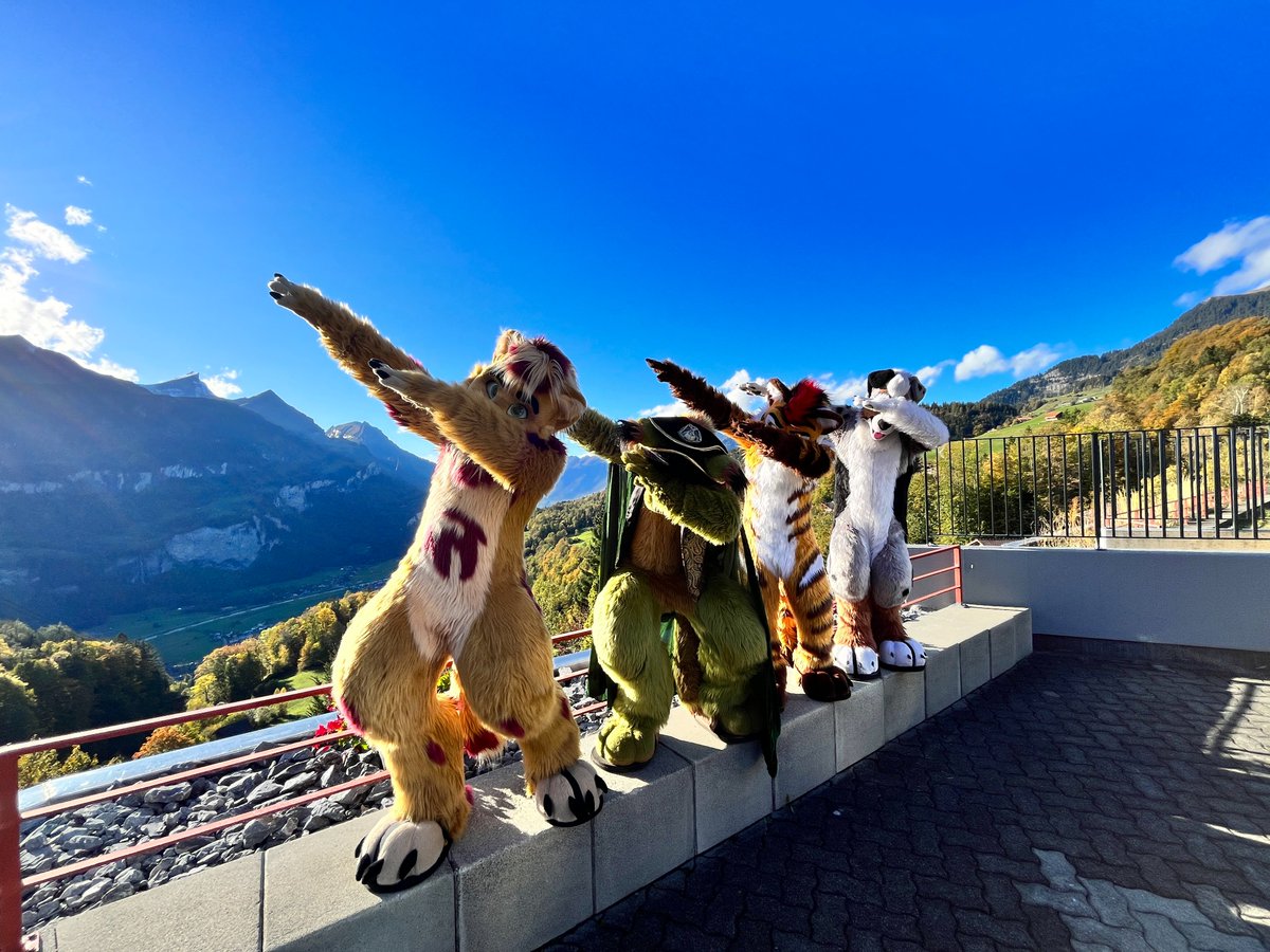Kaz (@kazookieslama) on Twitter photo Swiss alps #Dab with
<a href="/ignituswillion/">Willion (Commissions OPEN!)</a> , <a href="/NidoTheCat/">NidoTheUkKing ๐ Nothing</a> and <a href="/AusterTheAussie/">Auster ! ๐ฎ๐น</a> !
#FursuitFriday
๐ชก All <a href="/TheKarelia/">TheKareliaFursuits ๐ EF29, Furnavia.</a>
๐ท <a href="/doggo/">doggo</a> Swiss alps #Dab with
<a href="/ignituswillion/">Willion (Commissions OPEN!)</a> , <a href="/NidoTheCat/">NidoTheUkKing ๐ Nothing</a> and <a href="/AusterTheAussie/">Auster ! ๐ฎ๐น</a> !
#FursuitFriday
๐ชก All <a href="/TheKarelia/">TheKareliaFursuits ๐ EF29, Furnavia.</a>
๐ท <a href="/doggo/">doggo</a>