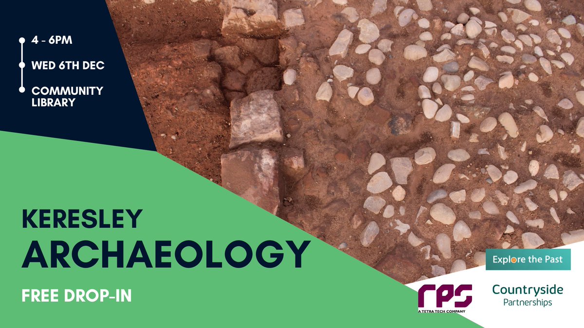 Friends near #Coventry 📢 We're holding an artefact handling &amp; info session for our recent excavations at #Keresley on Wed 6 Dec 4-6pm in Keresley Community Library.

Please share with all locally who might be interested!

Thanks to <a href="/Countryside_PS/">Countryside</a> for making the event possible.