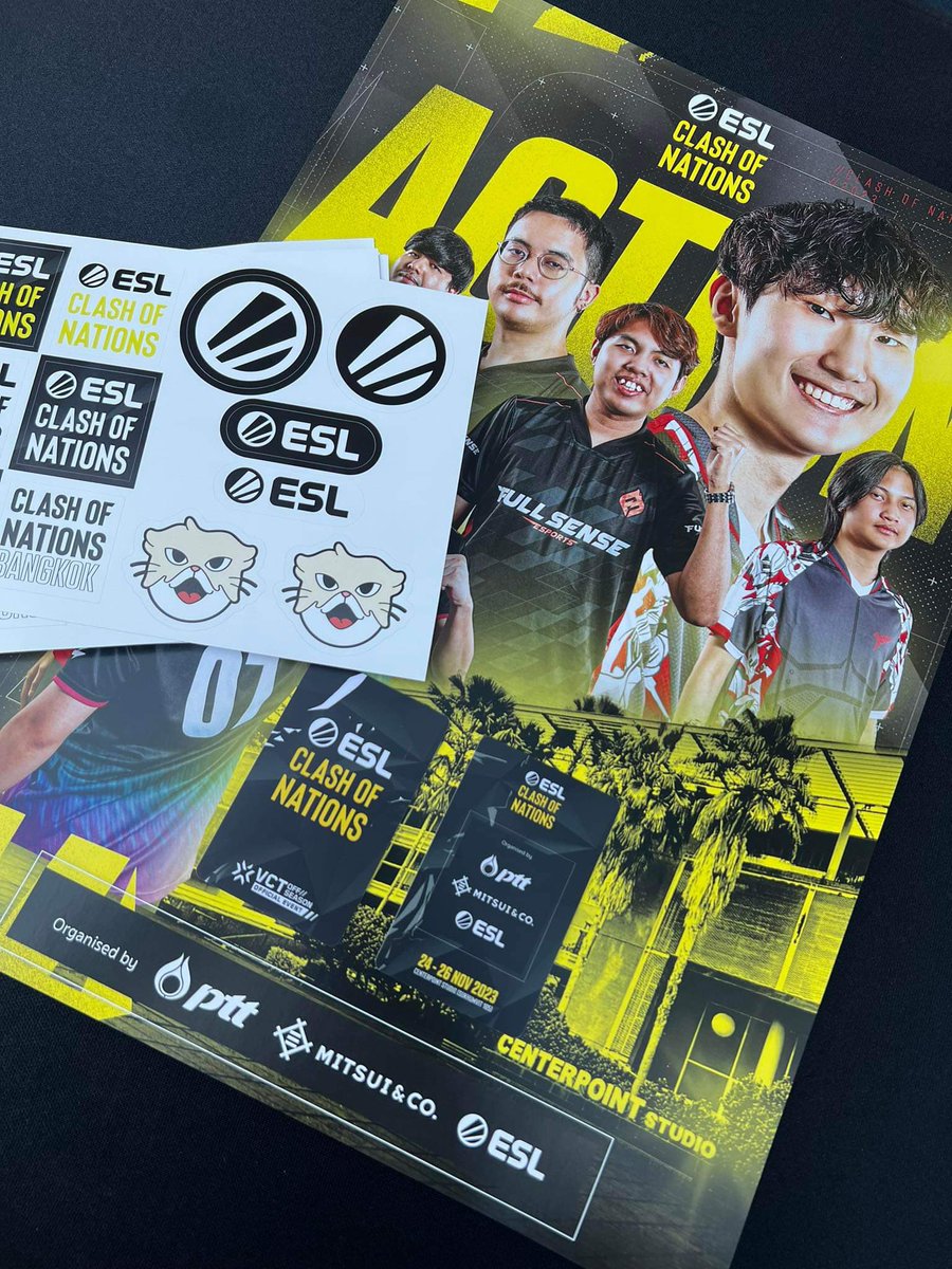 aemavat's tweet image. ESL Clash of Nations event in Bangkok today, organized by PTT, MITSUI &amp;amp; CO and ESL. We proud to support them by create an dynamic ticket on SIX Protocol. #SIXNetwork @theSIXnetwork