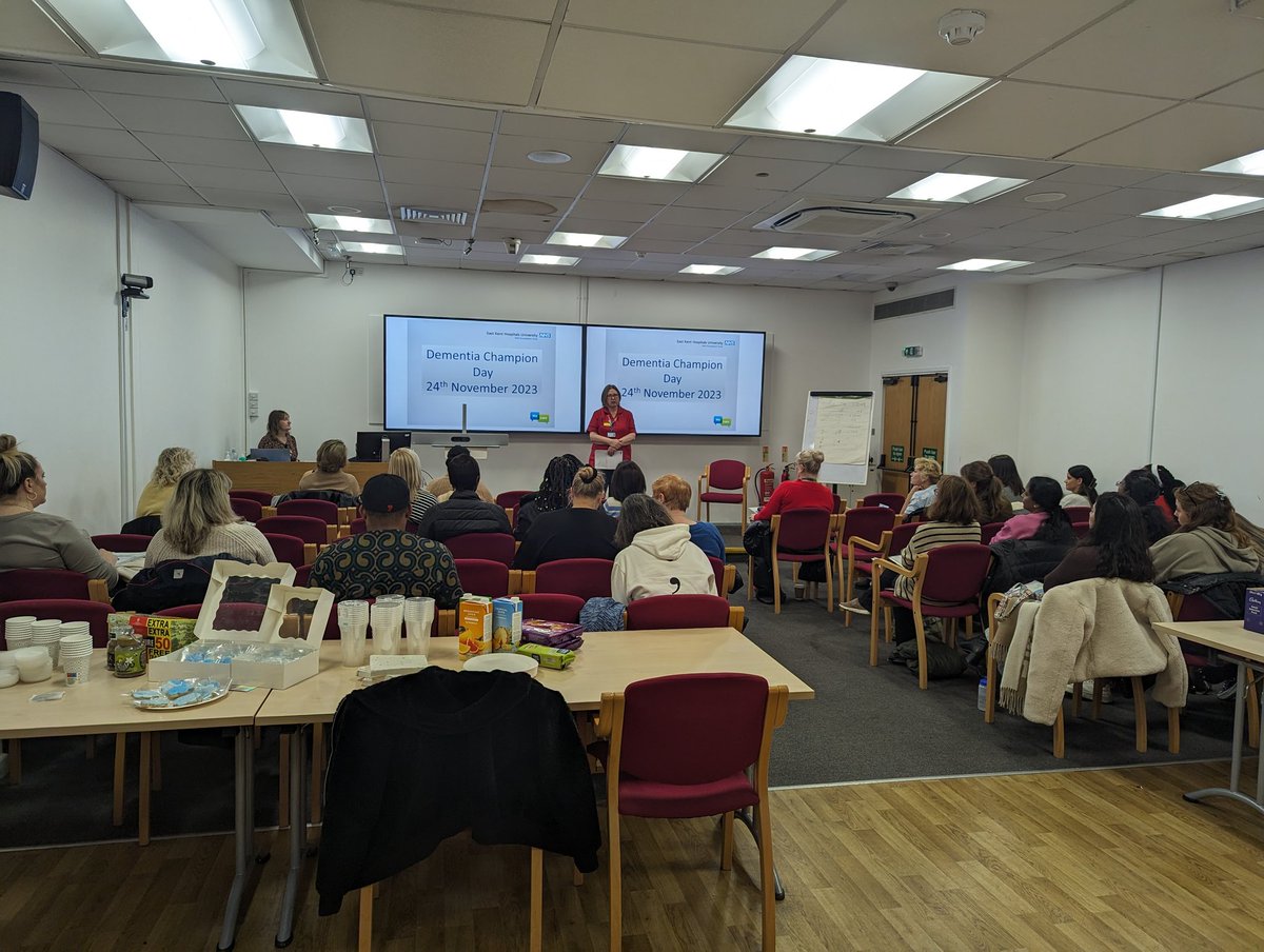 DementiaTeam@EKHUFT (@dementiateamek1) on Twitter photo Today is one of our annual Dementia Champion Conference, we are at QEQM today, with <a href="/SueBrassington/">Sue Brassington</a> supporting with an opening statement!
There are many great speakers today and we can't wait to learn and have a great day! ๐ Today is one of our annual Dementia Champion Conference, we are at QEQM today, with <a href="/SueBrassington/">Sue Brassington</a> supporting with an opening statement!
There are many great speakers today and we can't wait to learn and have a great day! ๐