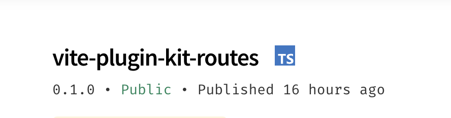 jycouet's tweet photo. 🎉 Tadaaa 🎉

✅ vite-plugin-kit-routes is live & stable
After a few days on it, I'm pretty happy about the API now.

Everything inferred, pages, named actions, ...

Let's dig into it
🧵📷👇