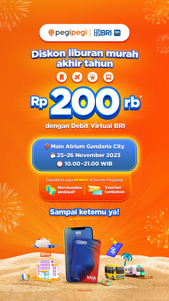 Weekend nanti ajak geng-mu yang seru itu ke sini ya!

*sebuah perintah*