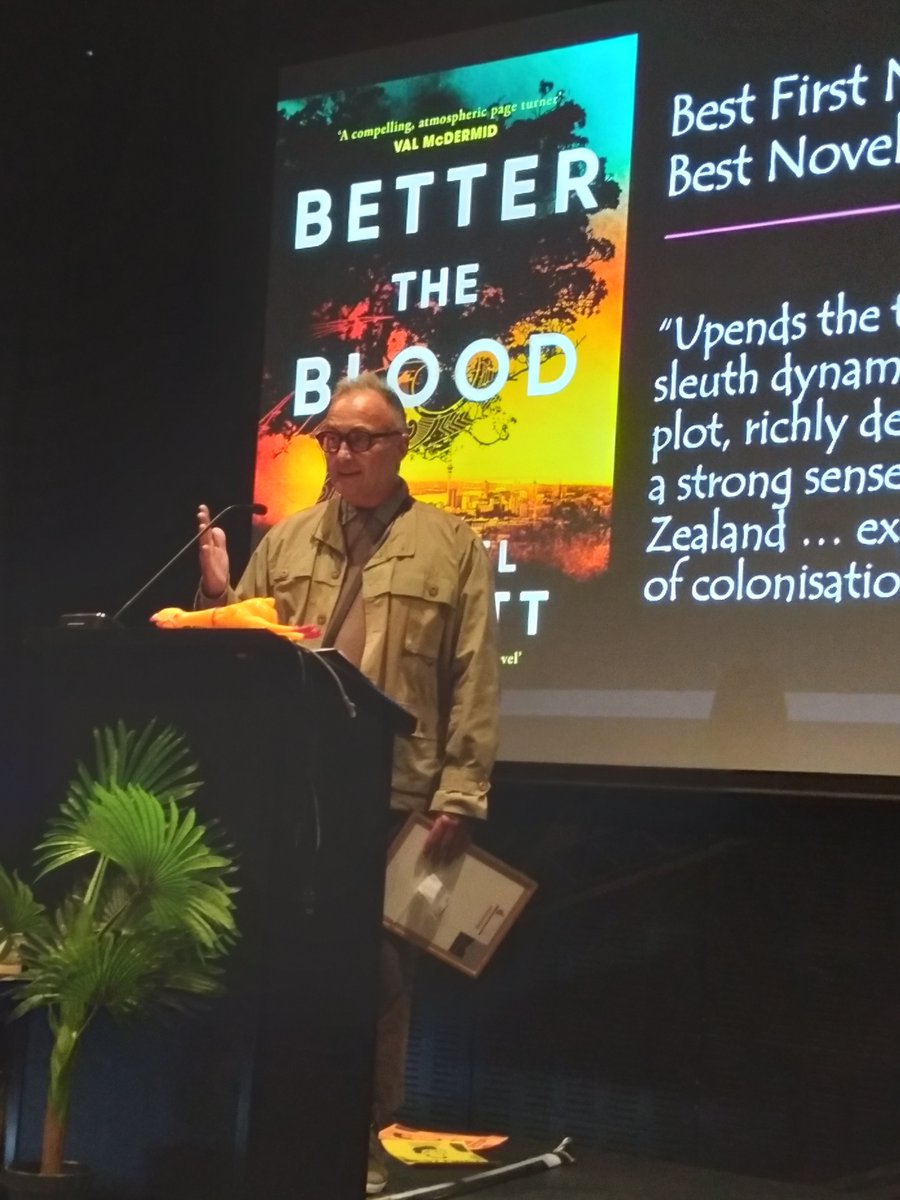 fionajay3's tweet photo. #NgaioMarshAwards : Best Fiction, Charity Norman, Remember Me; Best Nonfiction, Steve Braunias, Missing Persons; Best First Novel, Michael Bennett, Better The Blood! Those quiz questions were hard, @craigsisterson @ChristchurchLib @WORDChCh @ngaiomarshaward https://t.co/VdH9V3LIqU