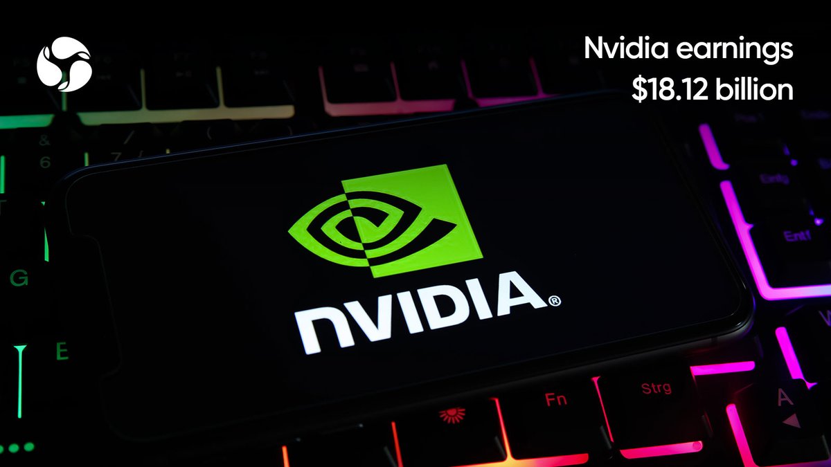 TrioMarkets's tweet photo. The AI boom propels @nvidia to new heights! 🚀 Tripled revenue, hitting a staggering $18.2 billion, with an impressive $4.02 EPS. 🤖💰 
Learn more: https://t.co/yaUJjtRtgE
*Trading is risky and your entire capital may be at risk.
#Nvidia #AIBoom #TechGiant https://t.co/xFq9Yd2ZyL