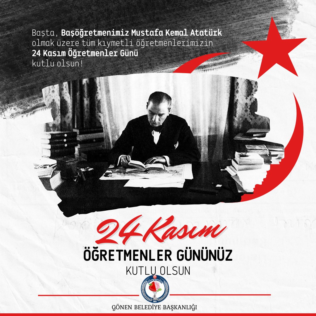 24 Kasım Öğretmenler Günü Kutlu Olsun.