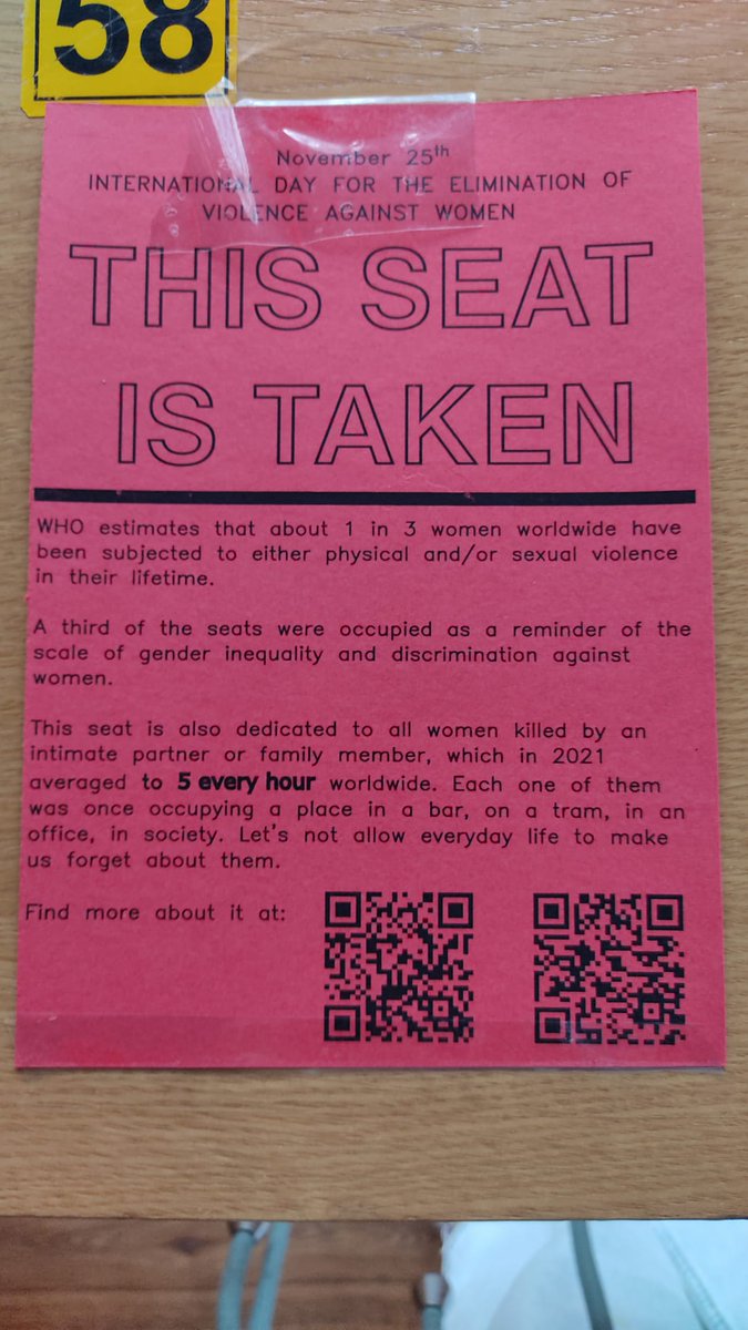 ulugeyik's tweet photo. Well done @ICFOnians , an initiative by our researchers directly. Placed in our corridors &amp; in the cafeteria. We have a long way to go in our society, in our workplaces &amp; "International Day for The Elimination of Violence Against Women" #EVAW is a good day to be reminded of this. https://t.co/ubs3n3180b
