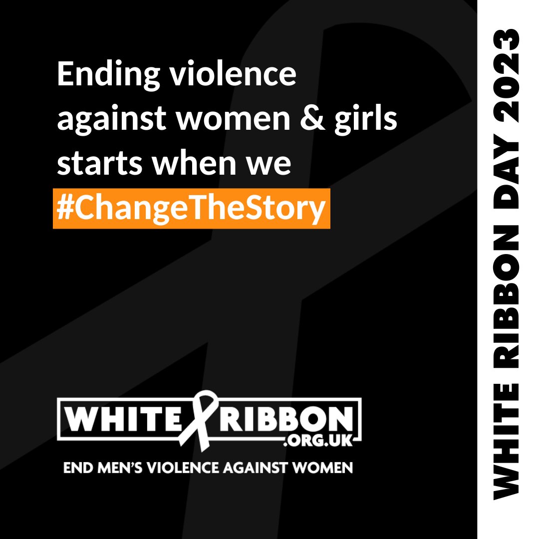 Today is #WhiteRibbonDay. We’re working towards ending violence against women and girls in our workplace and community, to #ChangeTheStory for women and girls to live their lives free from the fear of harassment, abuse and violence. Find out more 👉whiteribbon.org.uk/white-ribbon-d…