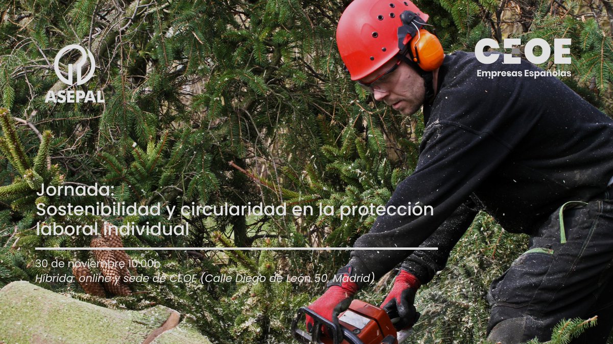 AsepalEPI's tweet image. Te interesa la #sostenibilidad y la #economíacircular en el sector de los #EPI?
Si es así, no te pierdas el evento que @AsepalEPI  y @CEOE_ES  organizan el 30 nov
Contaremos con la participación de expertos que nos compartirán sus buenas prácticas 
👉 buff.ly/3MNb3uO😉