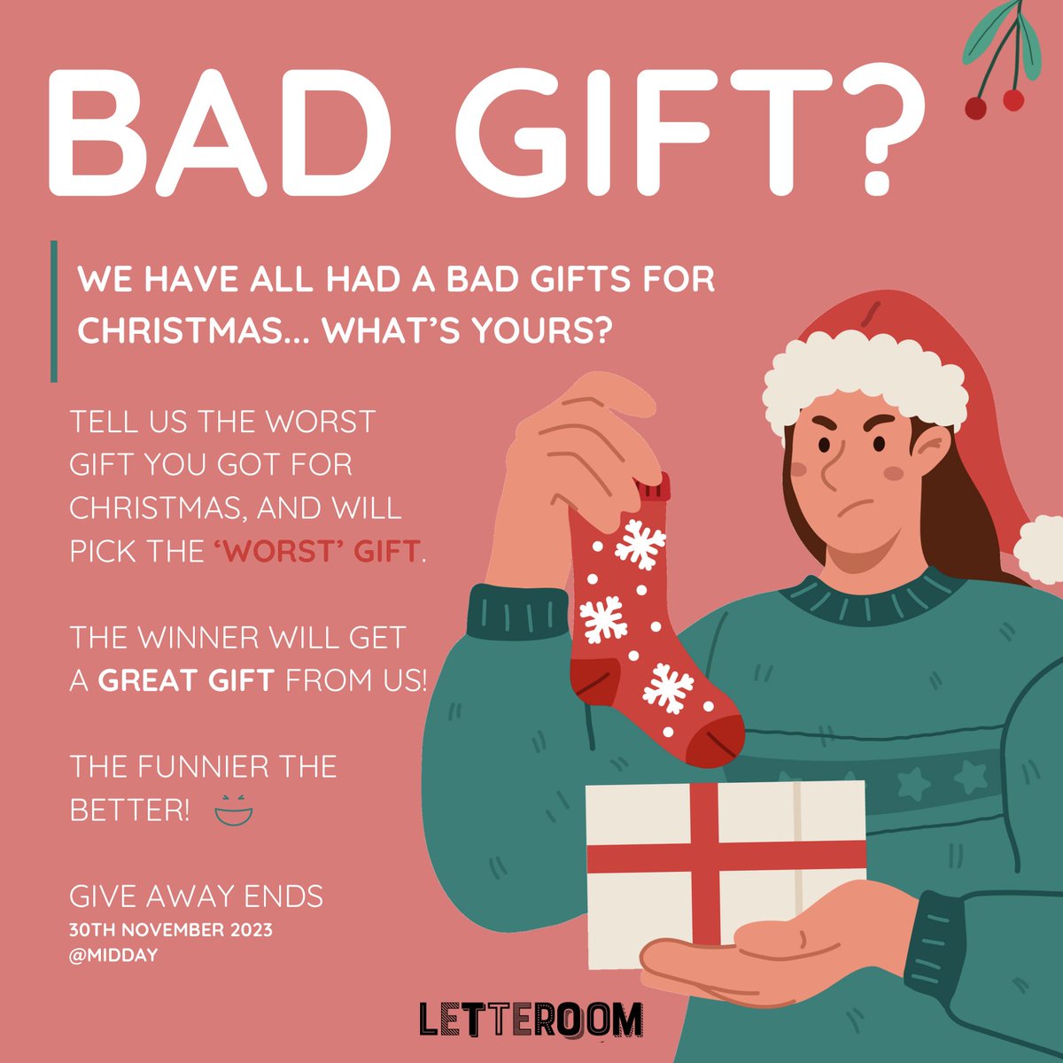 BAD GIFT? 😱

#giveaways #giveaway #giveawaycontest #giveawaytime #giveawayalert #contest #win #free #CHRISTMAS #giveawayuk #giveawayunitedkingdom #repost #freebies #follow #contestalert #freegiveaway #competition #freegiveaways  #giveawaywinner #contestgiveaway #love #like #gift