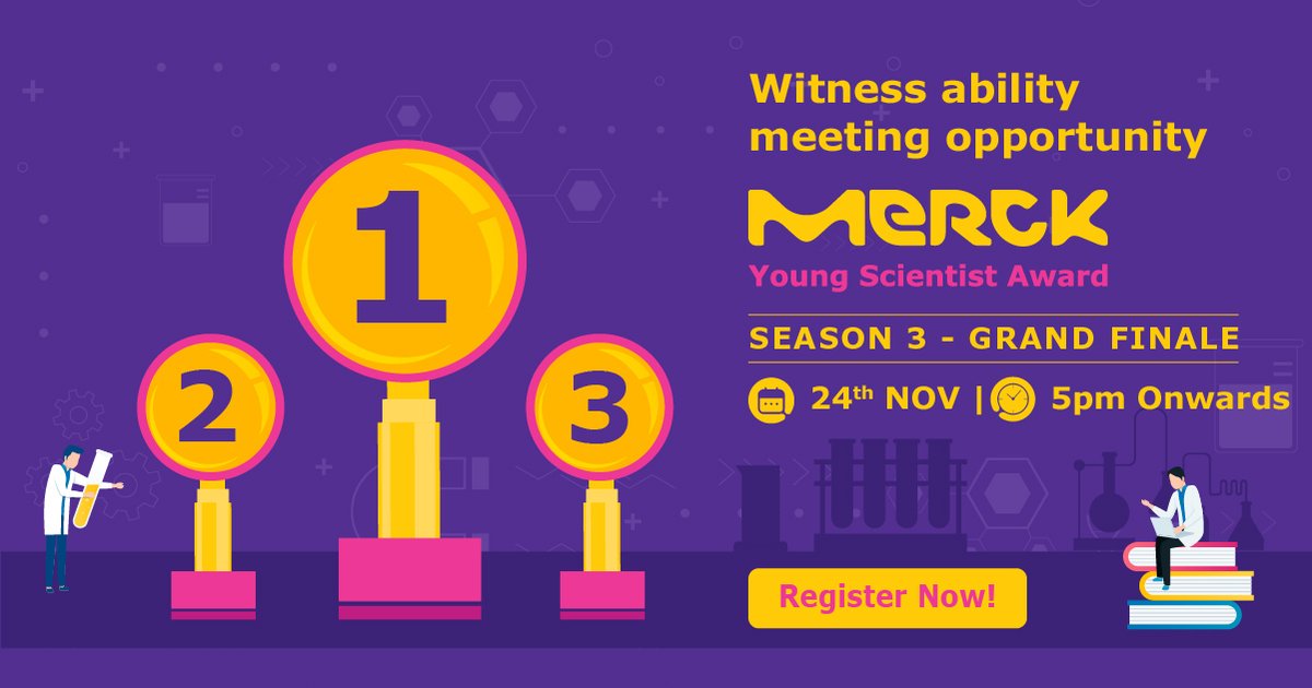 MerckIndia's tweet photo. Celebrate the passion of young researchers competing for the Merck Young Scientist Award in Biology, Chemistry, and Sustainability. #merckgroup #curiosity #researchers #youngscientists #lifesciences
https://t.co/xFZtBI0FkU https://t.co/61mNYFCmvb