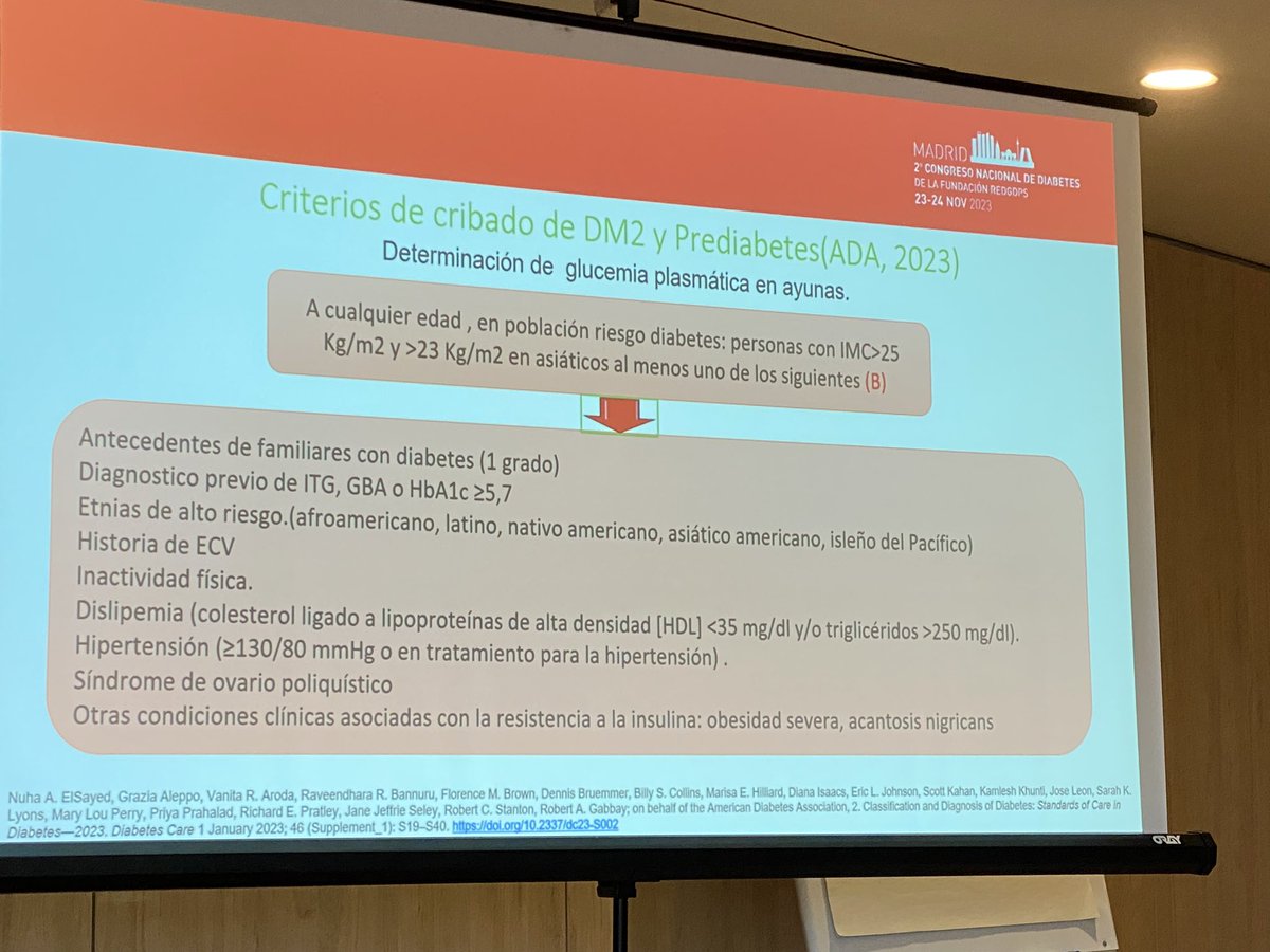Continuamos con Talleres en 2º día de #CongresoRedGDPS 
Diabetes al debut con <a href="/OlgaGmez74/">Olga Gómez</a> y <a href="/NadiamadridIII/">Nadia</a> . 
Aspectos esenciales para el cribado y diagnóstico con los últimos consejos de la <a href="/ADA_DiabetesPro/">American Diabetes Association - DiabetesPro</a> 🔰