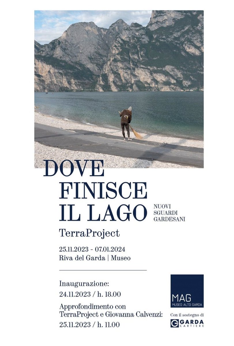 pk_paolini's tweet photo. GM!
Today we are going to inaugurates a new @TerraProjectNet exhibition at MAG Museum in Riva del Garda! https://t.co/RufUeHV0Fm
