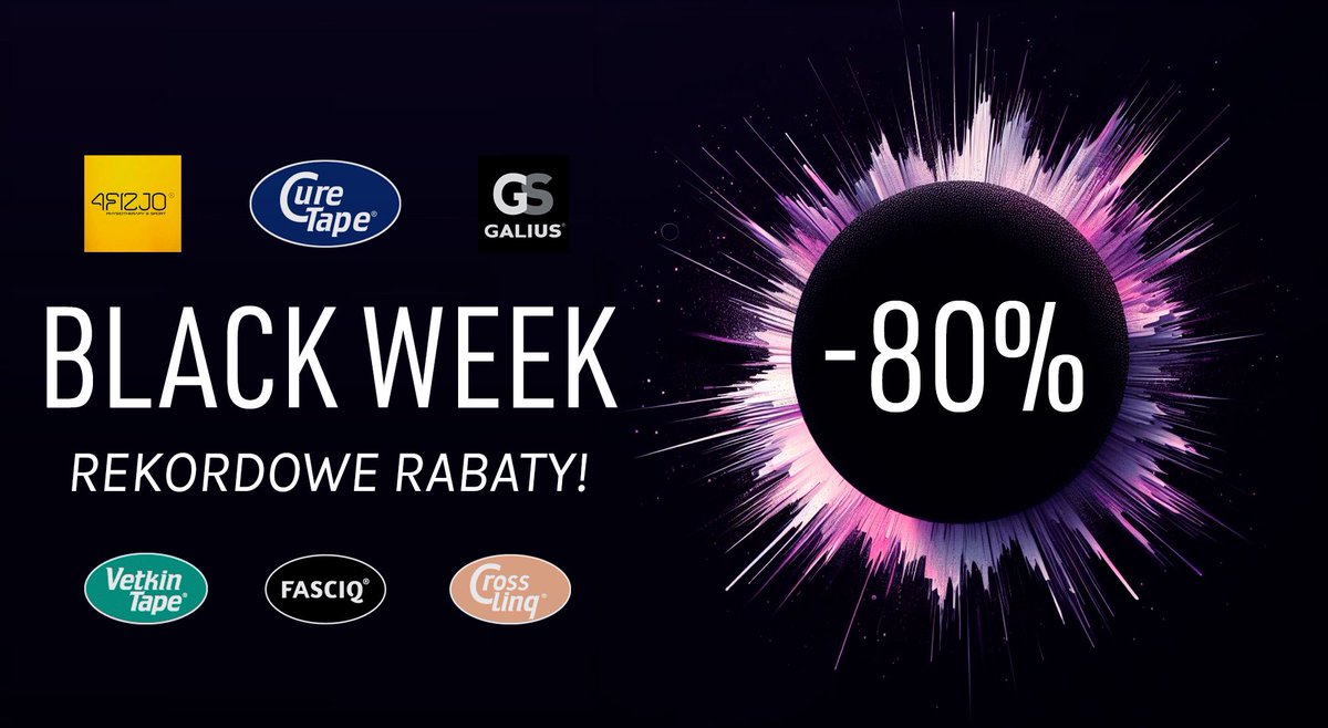 MedStorePL's tweet photo. ⚫️ 25%, 30%, 40% , a nawet -80%❗️
✔ Skorzystaj z najlepszych okazji na Black Week ➡️ https://t.co/7iqG8OHT5h
📦 Darmowa dostawa @InPostPL przy zamówieniach od 50zł z kodem „BF2023”  
🎁 Upominek/prezent do każdego zamówienia 🙂

#BlackWeek #BlackFriday https://t.co/z8U6X1UFkm